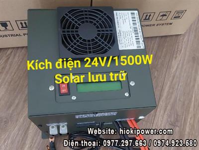 Kích điện Solar lưu trữ độc lập (3 trong 1) 24V/1500W